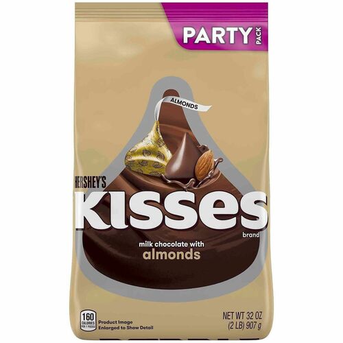 Green Rabbit  Candy,Kisses,MilkChocolate/Almond,IndivWrapped,32oz,Multi-GRR24600418