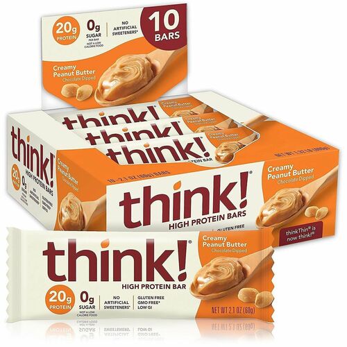 Green Rabbit  ProteinBar,20gProtein,0gSugar,PeanutButter,10/BX,1/CT,MI-GRR30700113
