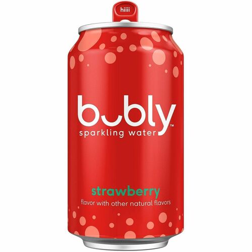 Pepsico  Water,Sparkling,Flavored,Strawberry,12oz,8/Bx,3/CT,Pink