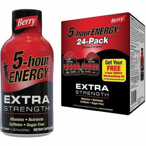 Green Rabbit  Energy Drink,ExtraStrength,BerryFlavor,1.93oz,12/PK,2/CT,MI-GRR22000631