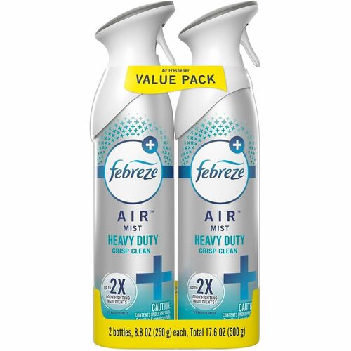 Procter & Gamble Commercial  AirFreshener,HeavyDuty,CrispCleanScent,8.8oz,2/PK,Gray
