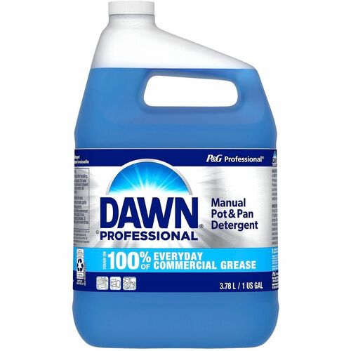 Procter & Gamble Commercial  Detergent,f/Pot/Pan,Liquid,w/Pump,1Gallon,Blue