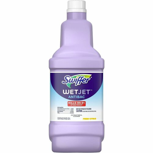 Procter & Gamble Commercial  Floor Cleaner,f/WetJet,Antibacterial,FreshCitrus,1.25L,PE