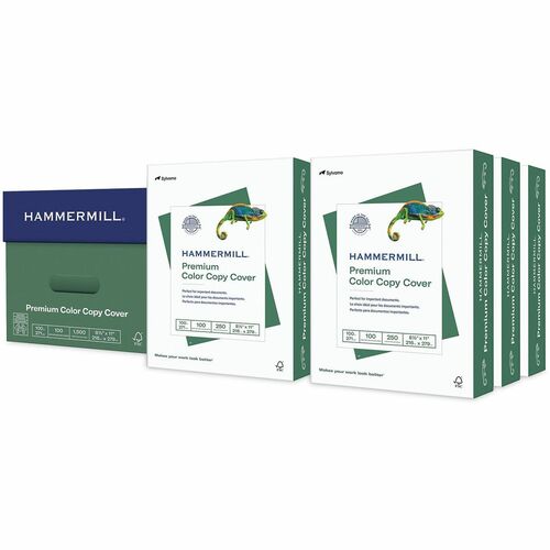 Hammermill  Digital Cover Paper, 100lb, GE 100, 8-1/2"x11", 250/6PK, WE-HAM120024