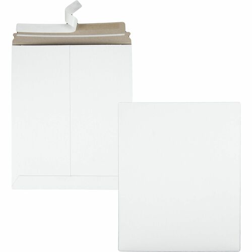 Quality Park  Mailers, f/Photo/Document, 26 Pt,11"x13-1/2",25/BX,White