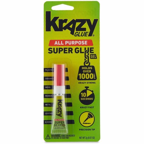 Grenwood Brand  SuperGlue,AllPurpose,PrecisionTip,Gel,2g,Clear-GWBKG86648R