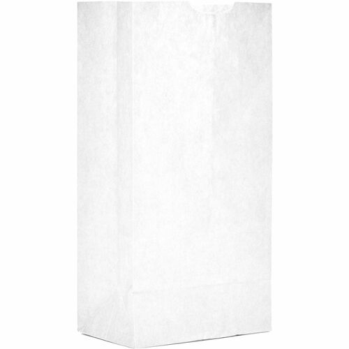 Ajm Packaging Corporation  Bags,f/Groceries,No. 4,Paper,SelfStand,500/CT,BleachedKraft