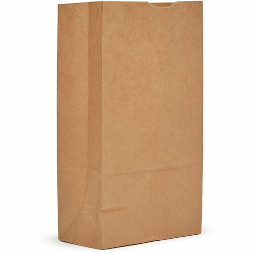 Ajm Packaging Corporation  Bags,f/Groceries,No. 12,Paper,SelfStand,500/CT,Natural Kraft
