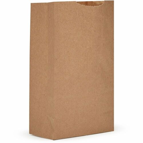 Ajm Packaging Corporation  Bags,f/Groceries,No. 2,Paper,XtraHvyDty,500/CT,NaturalKraft