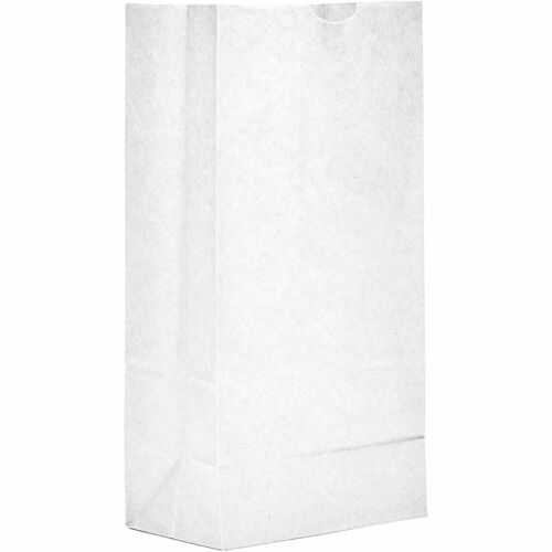 Ajm Packaging Corporation  Bags,f/Groceries,No. 8,Paper,SelfStand,500/CT,BleachedKraft