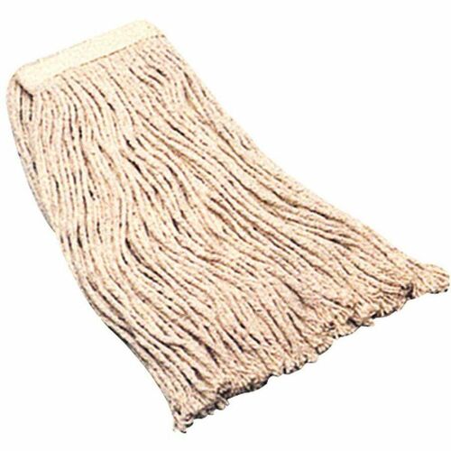 SKILCRAFT  Mop Head, Cotton, 37" Long Strands, 1-1/4"W Headband, 24oz,NL