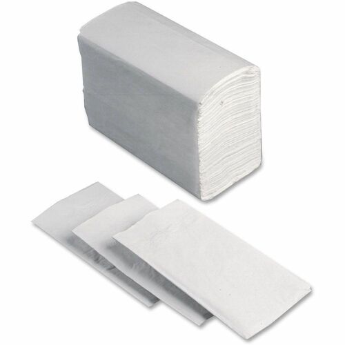 SKILCRAFT  Paper Napkins, 2 Ply, 8-Fold Dinner Size, 3000/Box, White