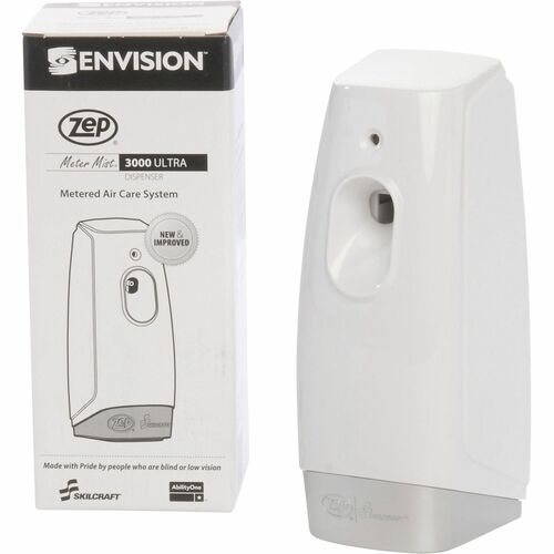 SKILCRAFT  Meter Mist Air Dispenser, Programmable, White
