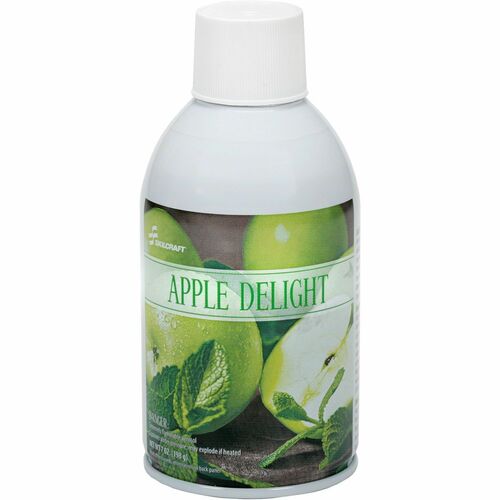 SKILCRAFT  Air Freshener Refill, f/Meter Mist 3000,1 Dozen,Apple Scent