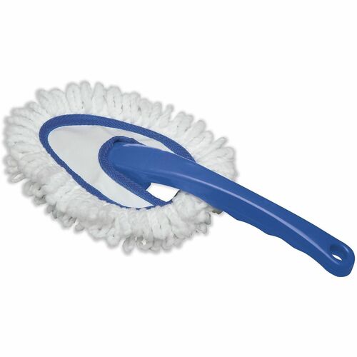 SKILCRAFT  Mini Microfiber Duster, 5" x 7", Blue Handle