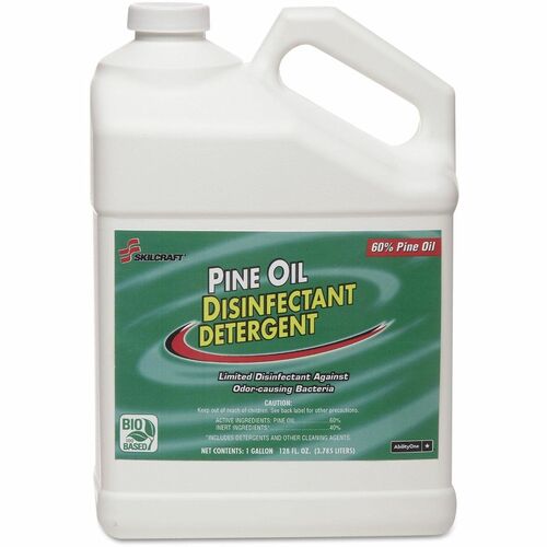 SKILCRAFT  Disinfectant Detergent,PineOil,Deodorizer,1Gallon,6/BX/MI
