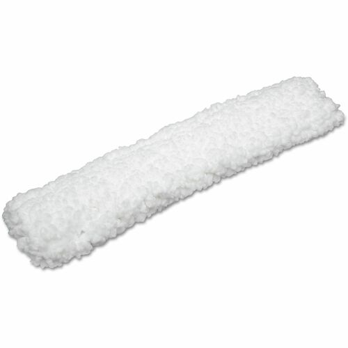 SKILCRAFT  Microfiber Duster Replacement Sleeve, Polyester, 3.5" x 17", White