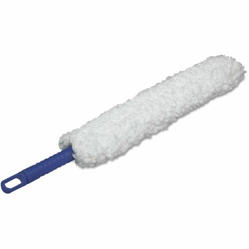 SKILCRAFT  Microfiber Duster, 5.5" Handle, Blue