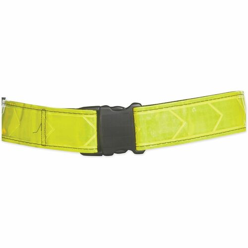 SKILCRAFT  Safety Reflective Belt, 31" to 55", Lime/Yellow