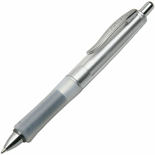 SKILCRAFT  Writebalance Pen, Retract, 0.1mm, Ast Barrel, Black Ink
