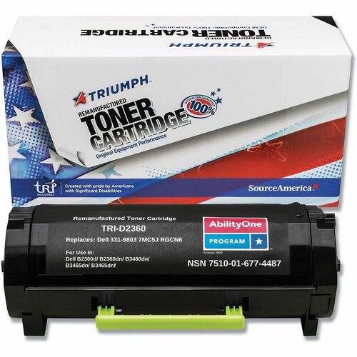 SKILCRAFT  Remanufactured 331-9803 Toner, 2,500 Page-Yield, Black