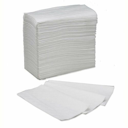 SKILCRAFT  Paper Napkins, 1-Ply, Jr. Dispenser Size, 10000/BX, White