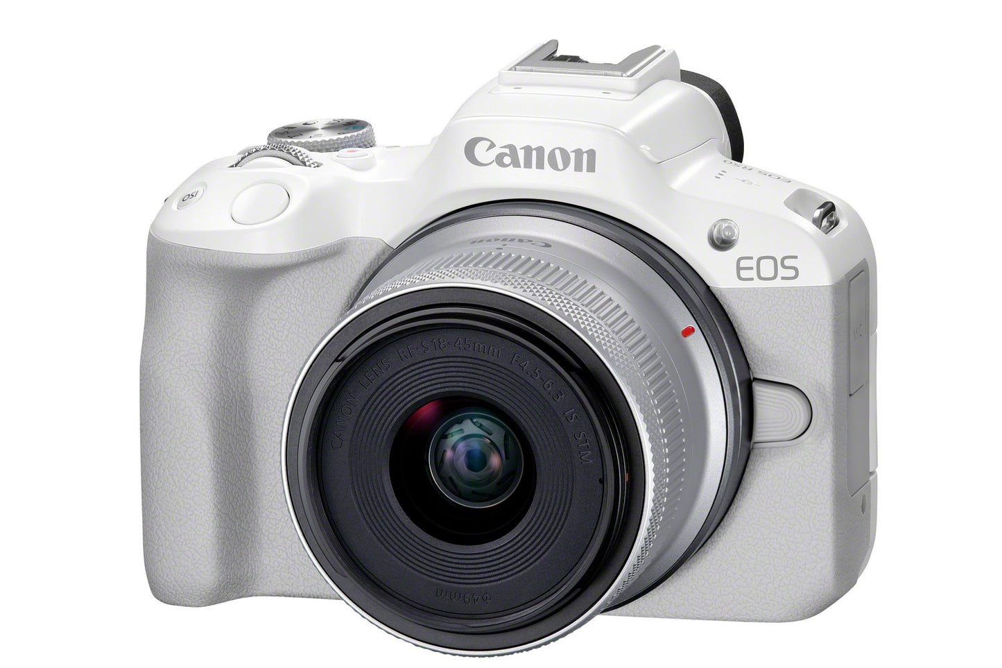 Canon EOS R50 Mirrorless Camera with 18-45mm Lens MILC 24.2 MP CMOS 6000 x 4000 pixels White