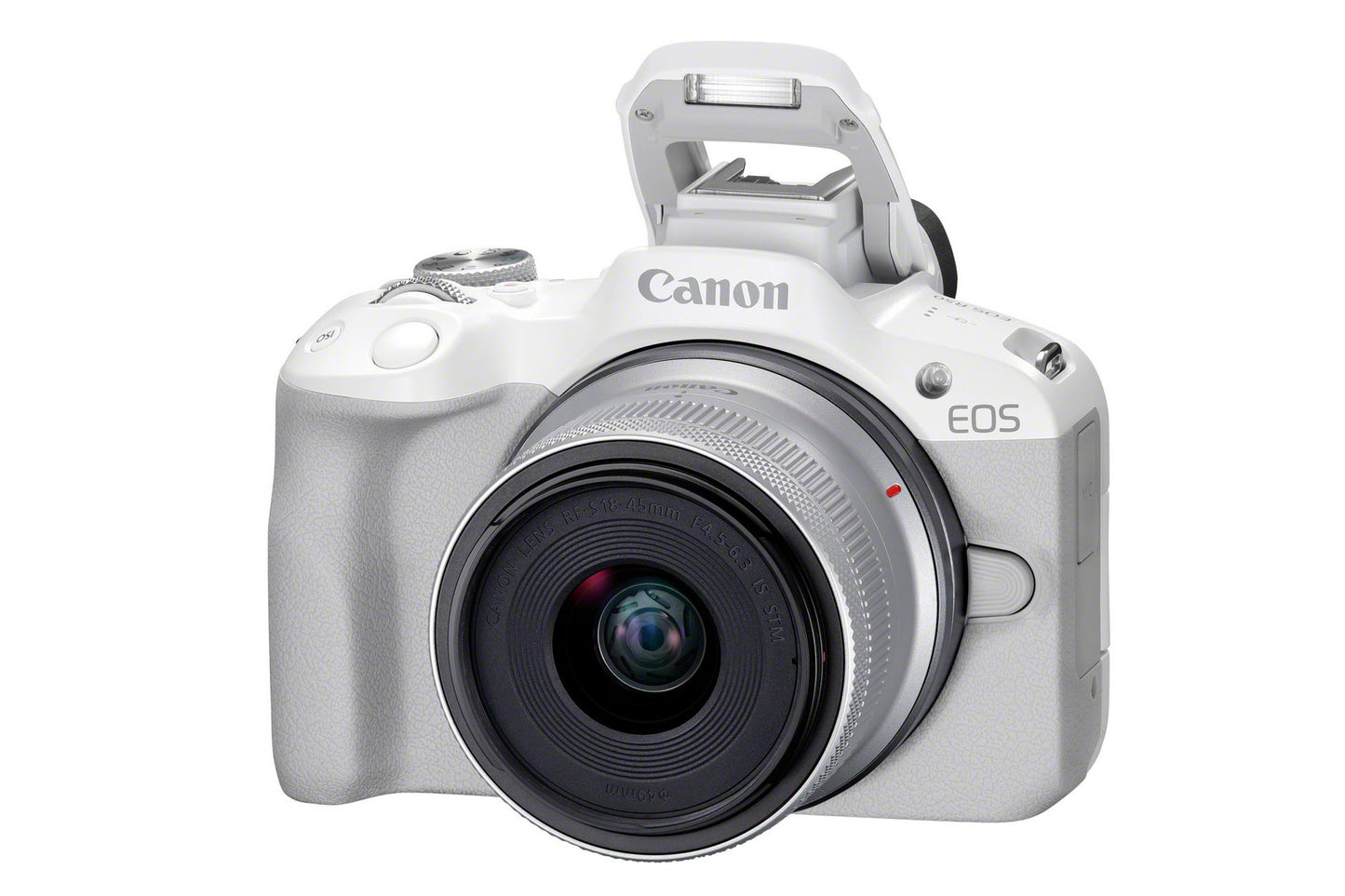 Canon EOS R50 Mirrorless Camera with 18-45mm Lens MILC 24.2 MP CMOS 6000 x 4000 pixels White