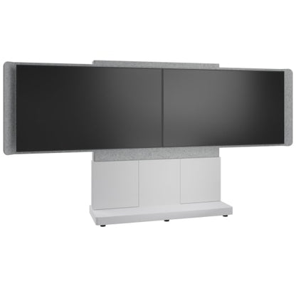 Middle Atlantic Products FM-DS-6675FS-JD8W TV mount/stand 75" Gray, Silver, White