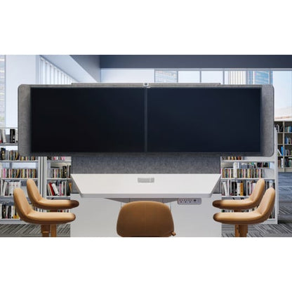Middle Atlantic Products FM-DS-6675FS-JD8W TV mount/stand 75" Gray, Silver, White