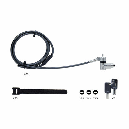 StarTech.com UNIVKA25-LAPTOP-LOCK cable lock Black 78.7" (2 m)