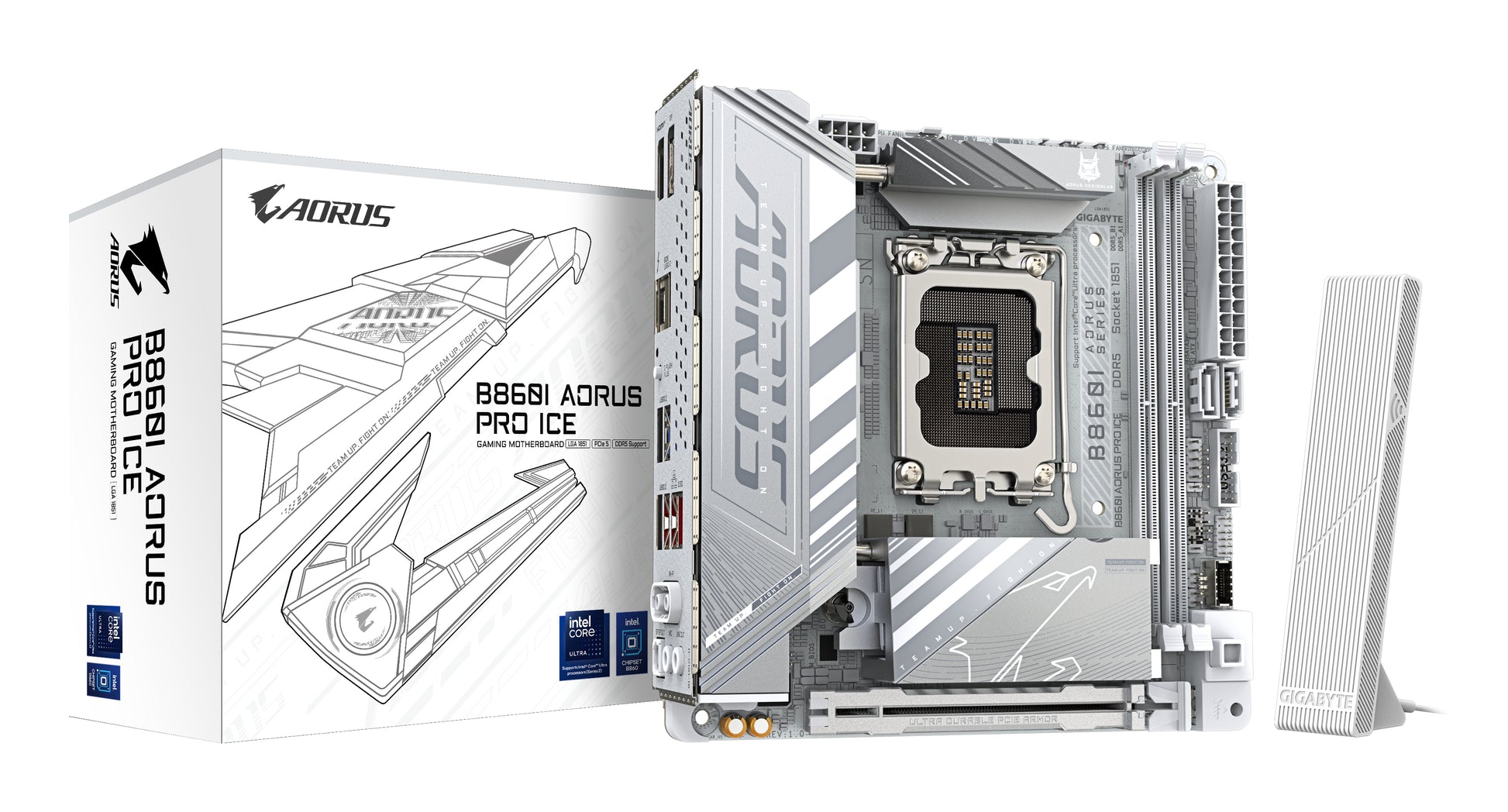 GIGABYTE B860I AORUS PRO ICE motherboard Intel B860 LGA 1851 (Socket V1) mini ITX