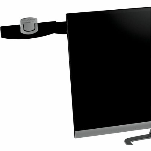 3M  Monitor Mount Document Clip, 6-1/4"x3", Black/Silver