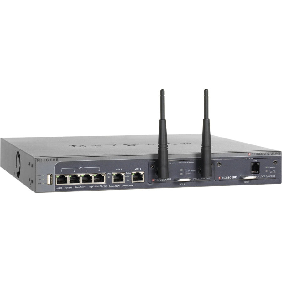 NETGEAR UTM9S-100NAS hardware firewall 1U 0.13 Gbit/s