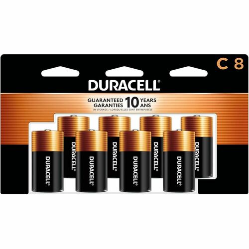 Duracell U.S.A.  Alkaline Battery, Size C, 8/PK-DURMN14RT8Z