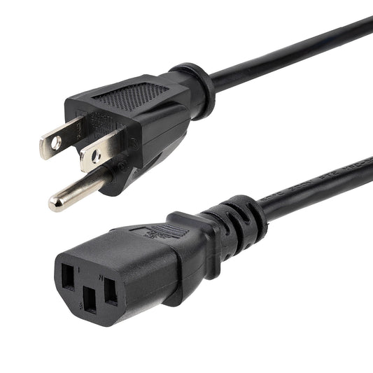 StarTech.com PXT1011 power cable Black 11.8" (0.3 m)
