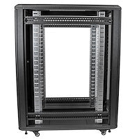 StarTech.com RK2236BKF rack cabinet 22U Freestanding rack Black