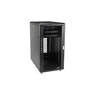 StarTech.com RK2236BKF rack cabinet 22U Freestanding rack Black