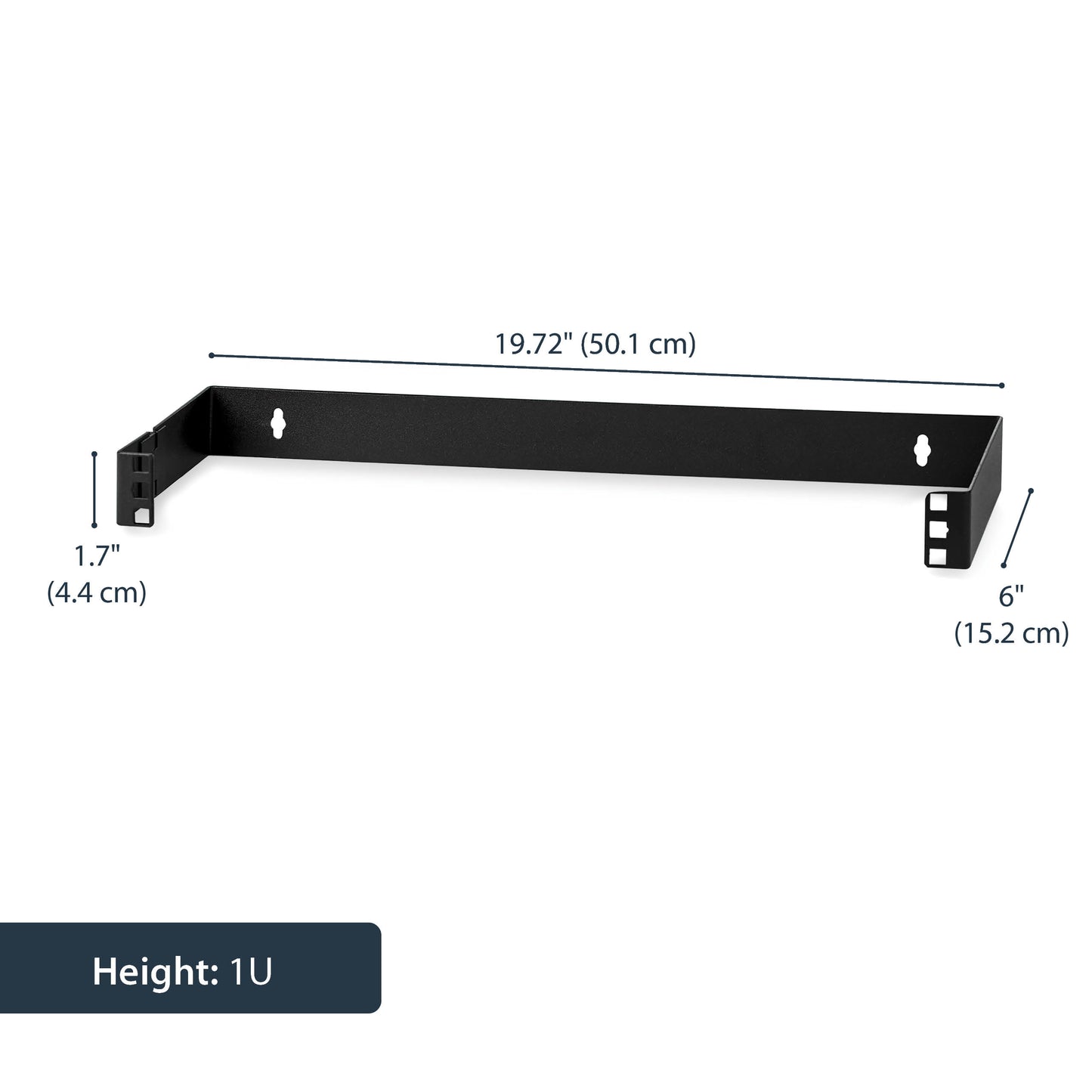 StarTech.com WALLMOUNTH1 rack accessory Wall mounted rack