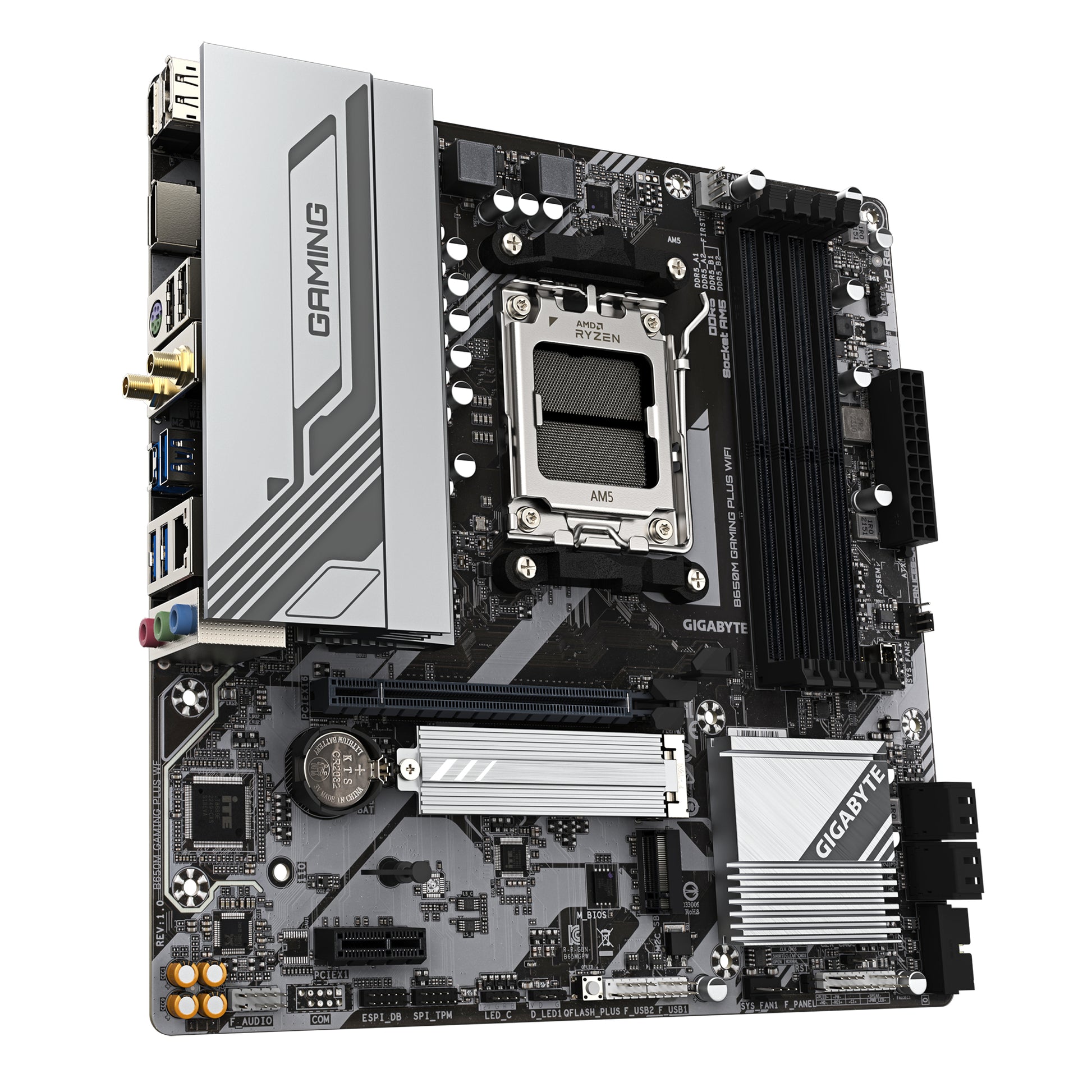 GIGABYTE B650M GAMING PLUS WIFI motherboard AMD B650 Socket AM5 micro ATX