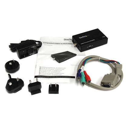StarTech.com VID2VGATV2 video signal converter Active video converter 1600 x 1200 pixels