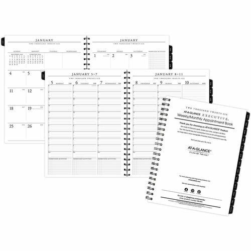 AT-A-GLANCE  Weekly/Monthly Apptmt Refill, f/70NX81, 8-1/4"x10-7/8"