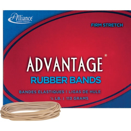 Alliance Rubber Company  Rubber Bands, Size 19, 1/4 lb., 3-1/2"x1/16", Approx. 312/BX