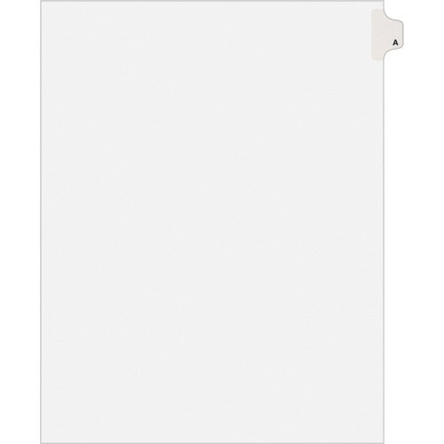 Avery  Legal Dividers w/Letter "A", Side Tab, 8-1/2"x11", 25/PK