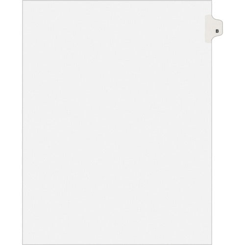 Avery  Legal Dividers w/Letter "B", Side Tab, 8-1/2"x11", 25/PK