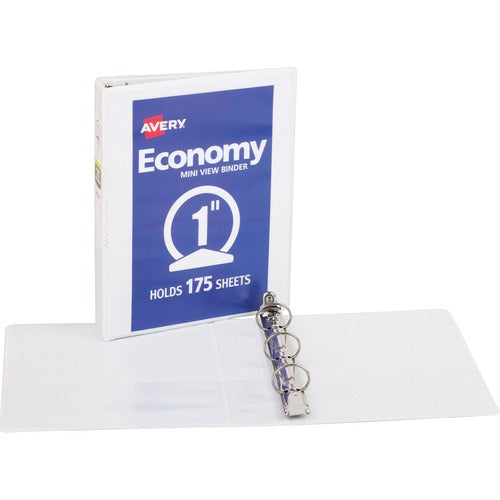 Avery  View Binder, 1" Round Rings, Economy, 5-1/2"x8-1/2", WE