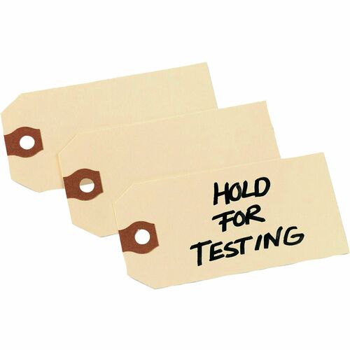 Avery  Shipping Tags, Unstrung, 3-3/4"x1-7/8", 1000/BX, Manila