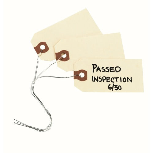 Avery  Shipping Tags, Wired, 3-1/4"x1-5/8", 1000/BX, Manila