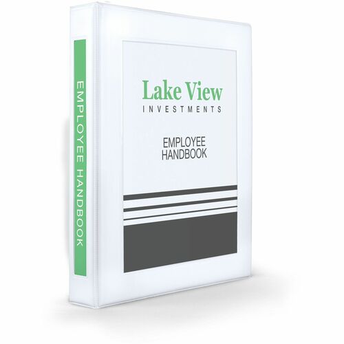Avery  View Binder,Locking D-Ring,1" Cap,11"x8-1/2",White
