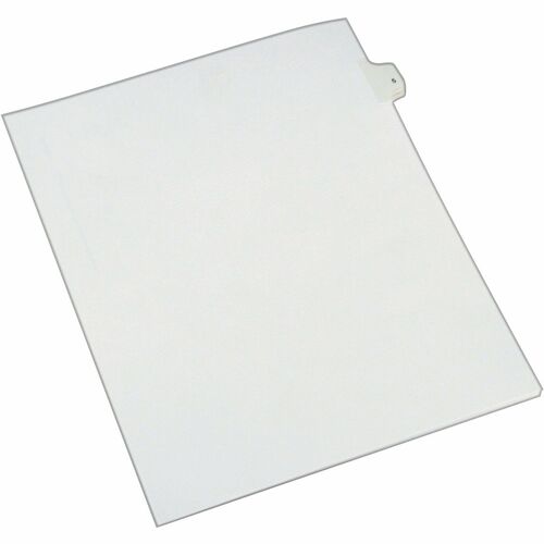 Avery  Index Dividers, Side Tab 5 - 1/25 Cut, 8-1/2"x11", 25/PK, WE